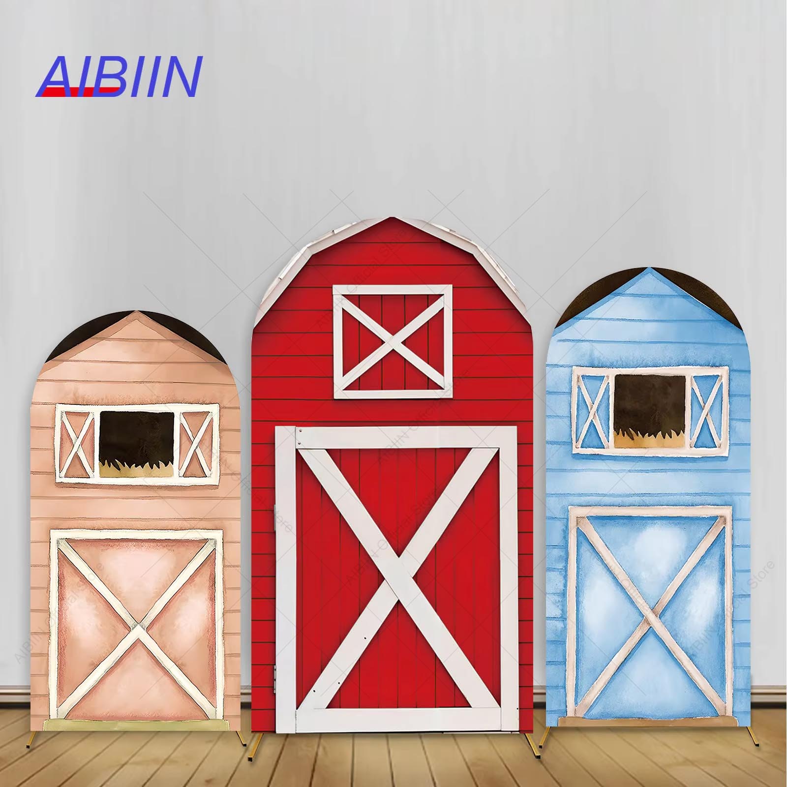 Photography Architecture - Farm Theme Arch Backdrop Cover Barn