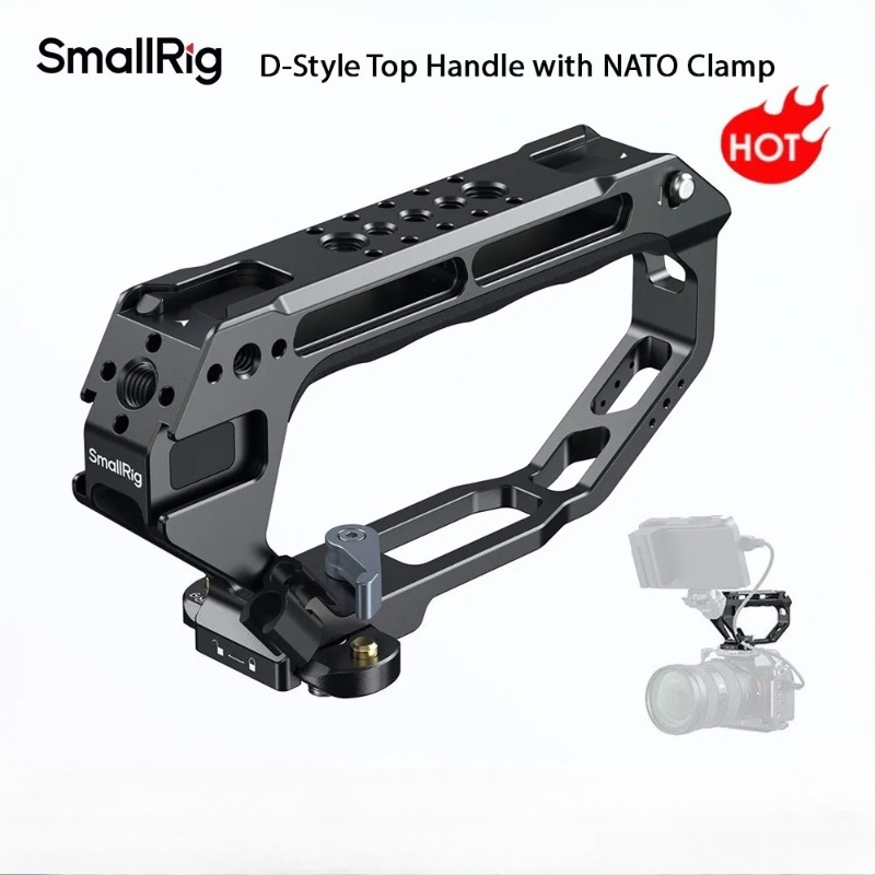 Camera Cold Shoe - SmallRig 5661 D-Style Top Handle with