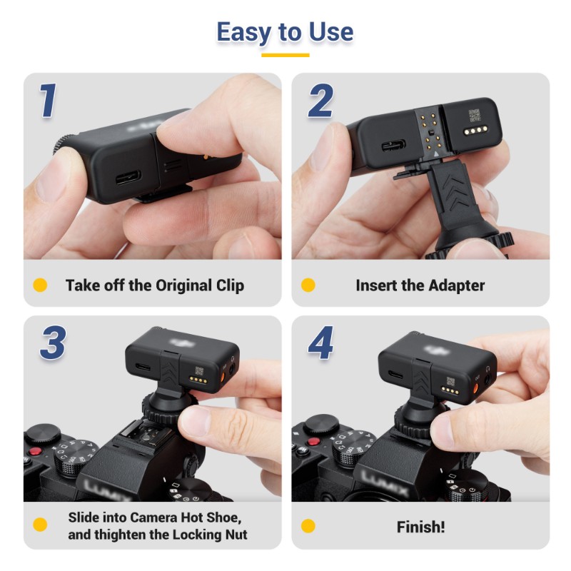 Camera Cold Shoe - ABZZ-Tripod Thread Adapter 1/4-20 For DJI