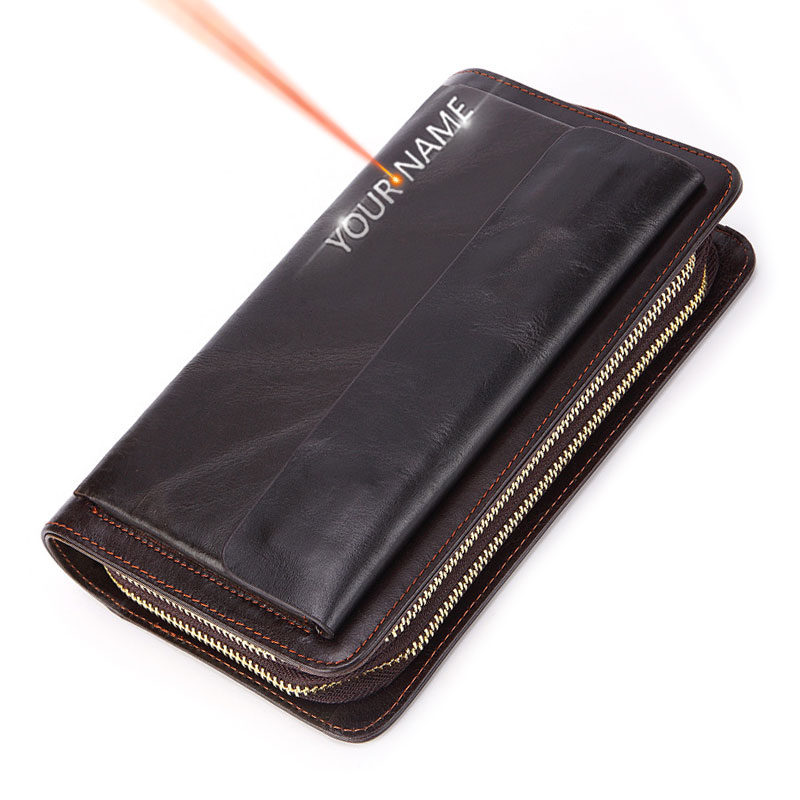 Photography Names - New Large Capacity Men Wallets Genuine