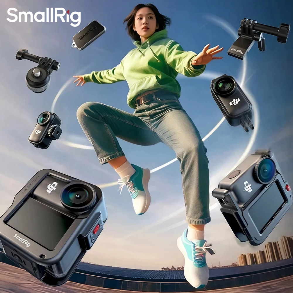 Camera Cold Shoe - SmallRig Action Camera Kit for DJI