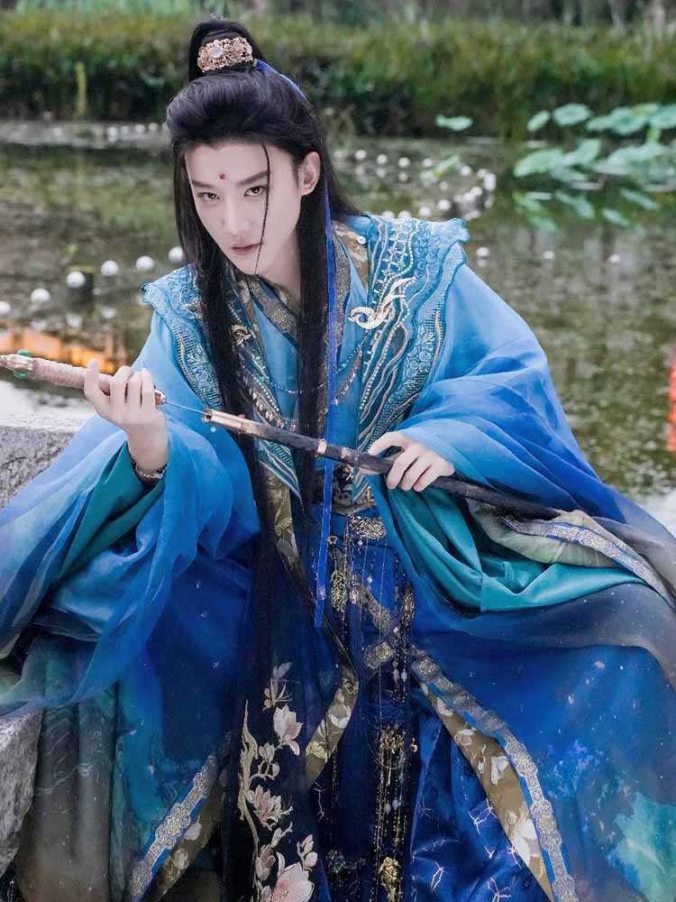Luxury Chinese Hanfu Men Ancie - Photography Of A Man review and price
