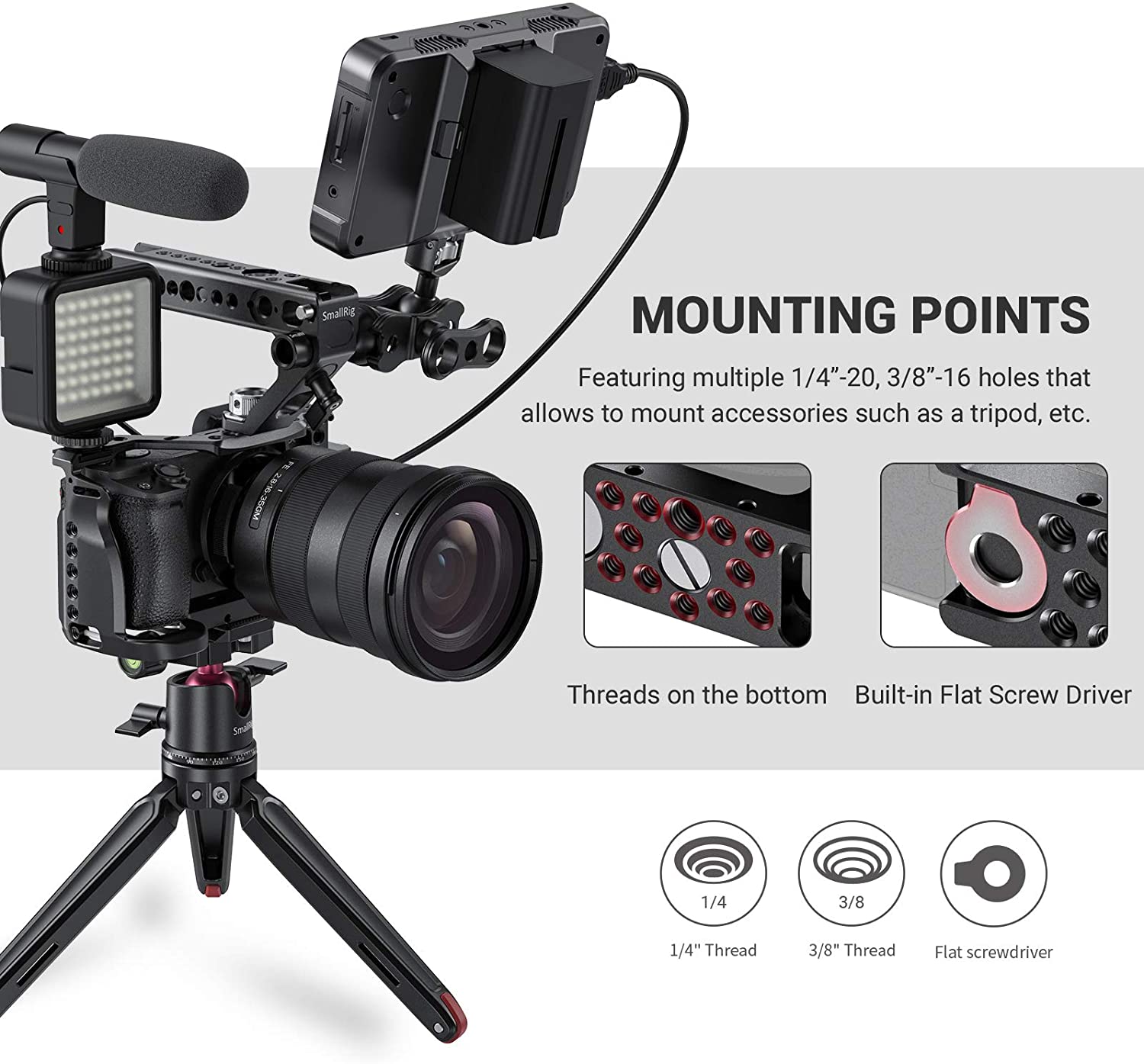 SmallRig 2493 A6600 Camera Cag - Camera Cold Shoe review and price