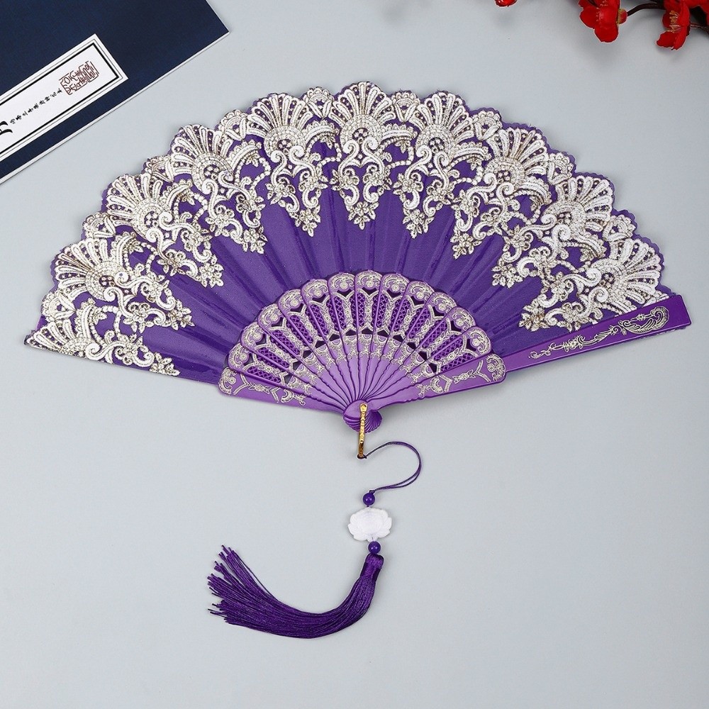 Embroidered Folding Fan Hot St - Photography Of A Man review and price