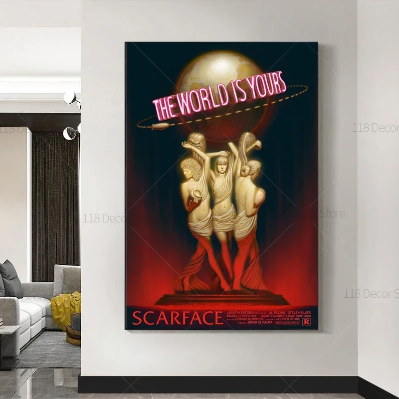 The World Is Yours Scarface Re - Photography Landscape review and price