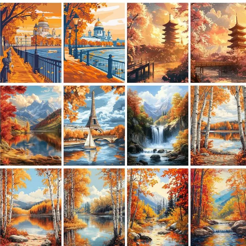 40x50cm Painting By Numbers On - Photography Landscape review and price