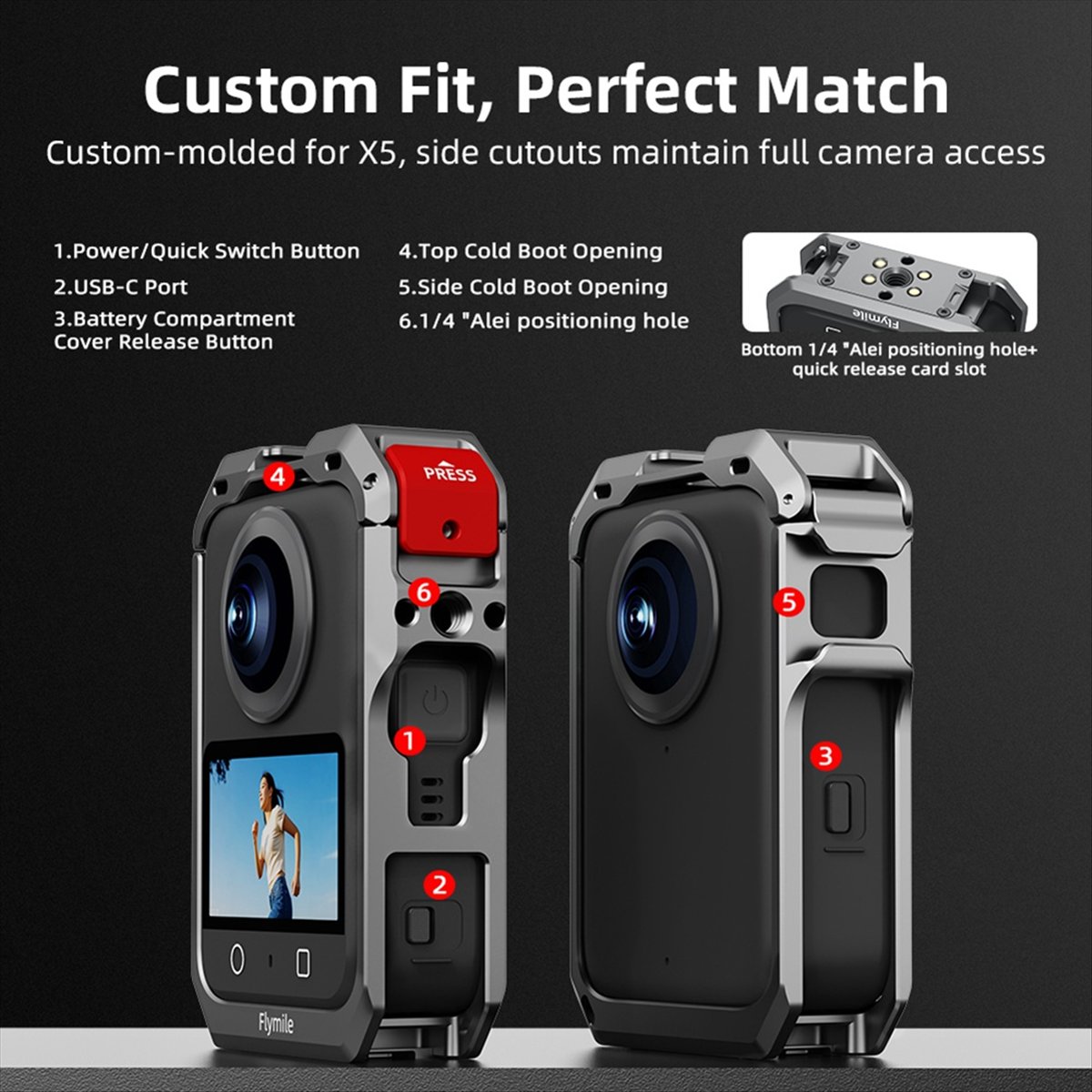 N05R Flymile Metal Protective  - Camera Cold Shoe review and price