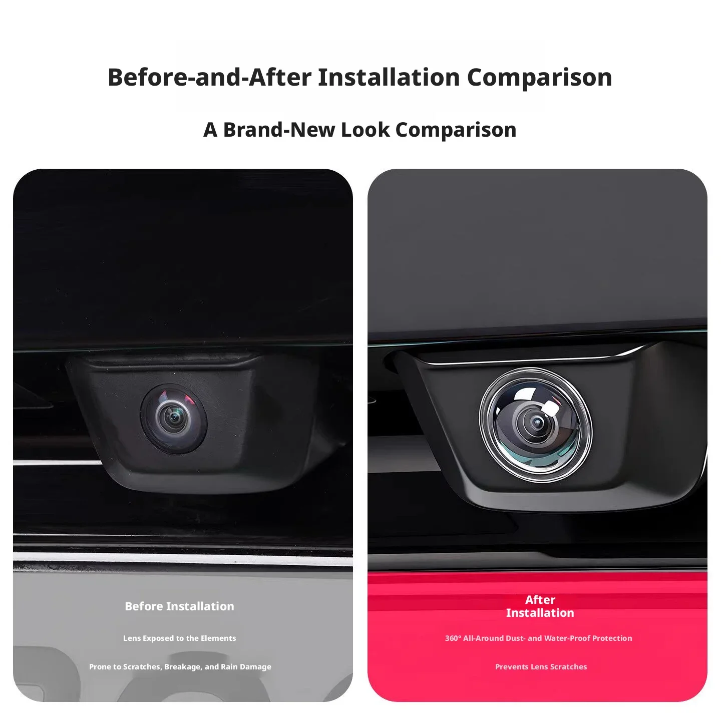 Car Front and Rear Camera Prot - Camera Rain Cover review and price