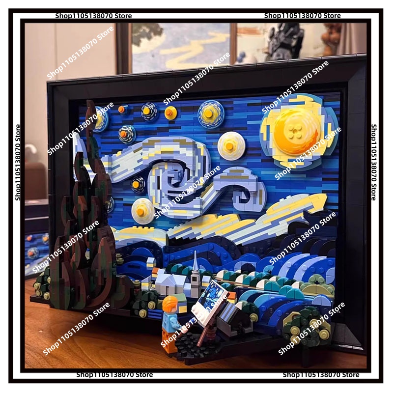 Van Gogh Starry Night 3D Build - Photography Architecture review and price