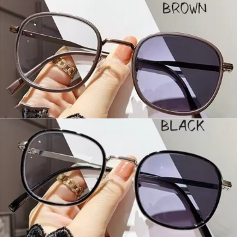 2 Pairs of Retro Square Metal  - Photography Of A Man review and price