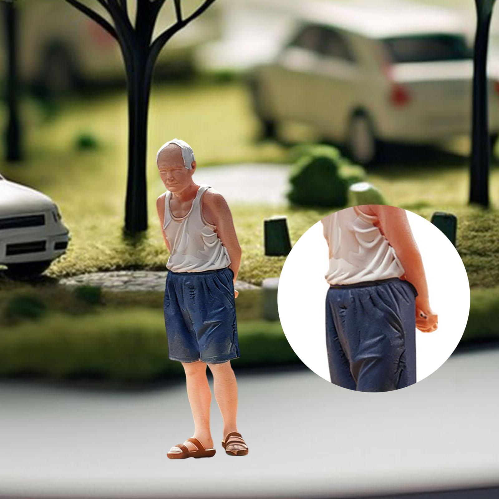 1:64 Scale Old Man Miniature F - Photography Of A Man review and price