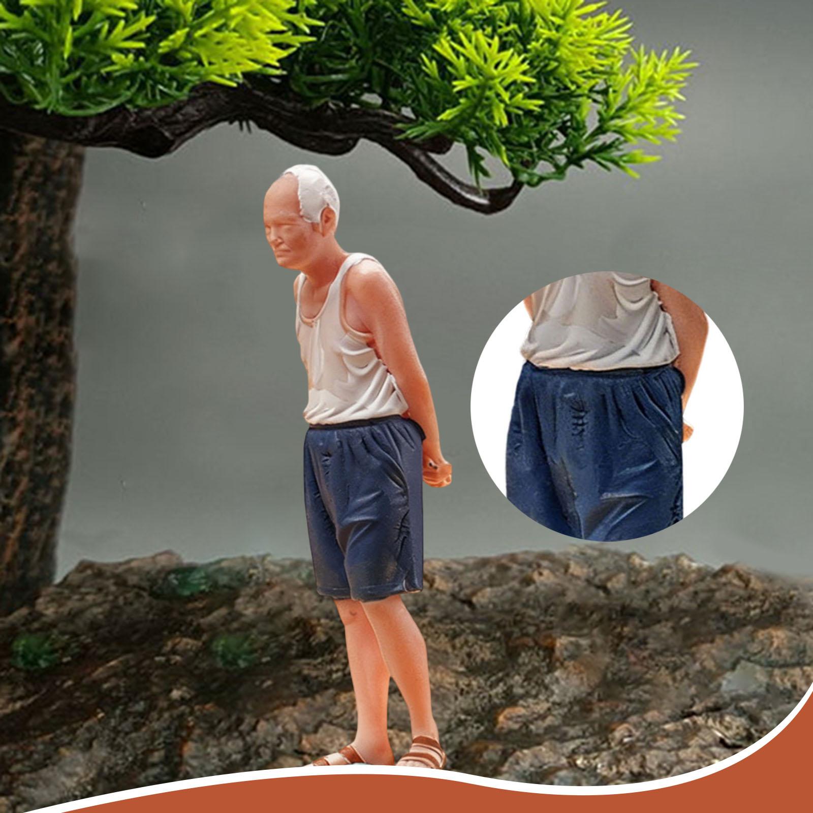 1:64 Scale Old Man Miniature F - Photography Of A Man review and price