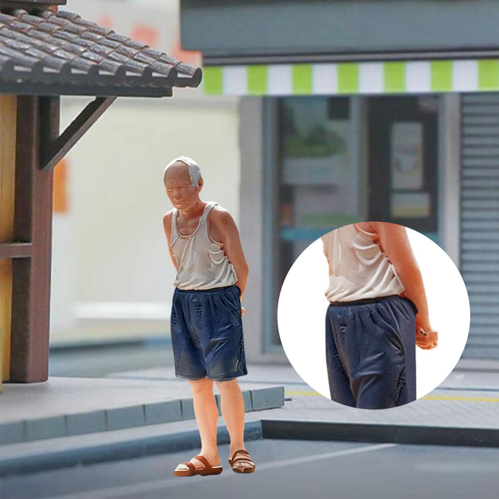 1:64 Scale Old Man Miniature F - Photography Of A Man review and price