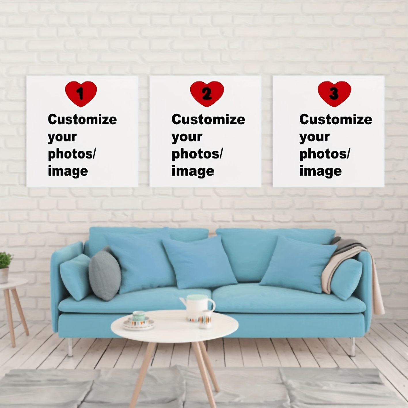 3pcs/set Custom Square Canvas  - Photography Object review and price