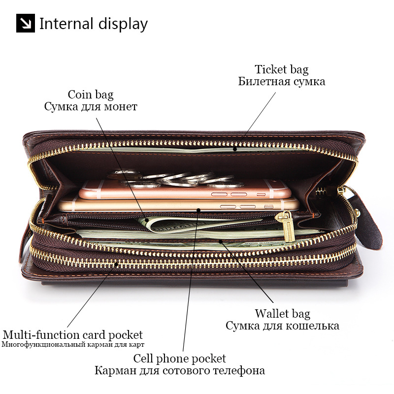 New Large Capacity Men Wallets - Photography Names review and price