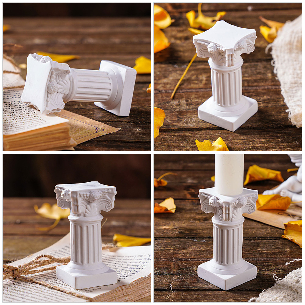 6Pcs Roman Column Candlestick  - Photography Landscape review and price
