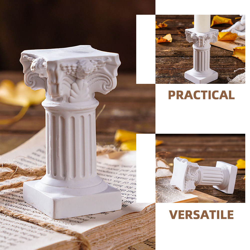 6Pcs Roman Column Candlestick  - Photography Landscape review and price