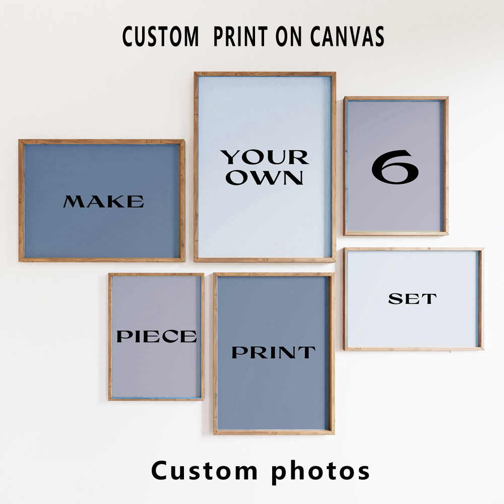 6pcs/set Custom Canvas Prints  - Photography Object review and price
