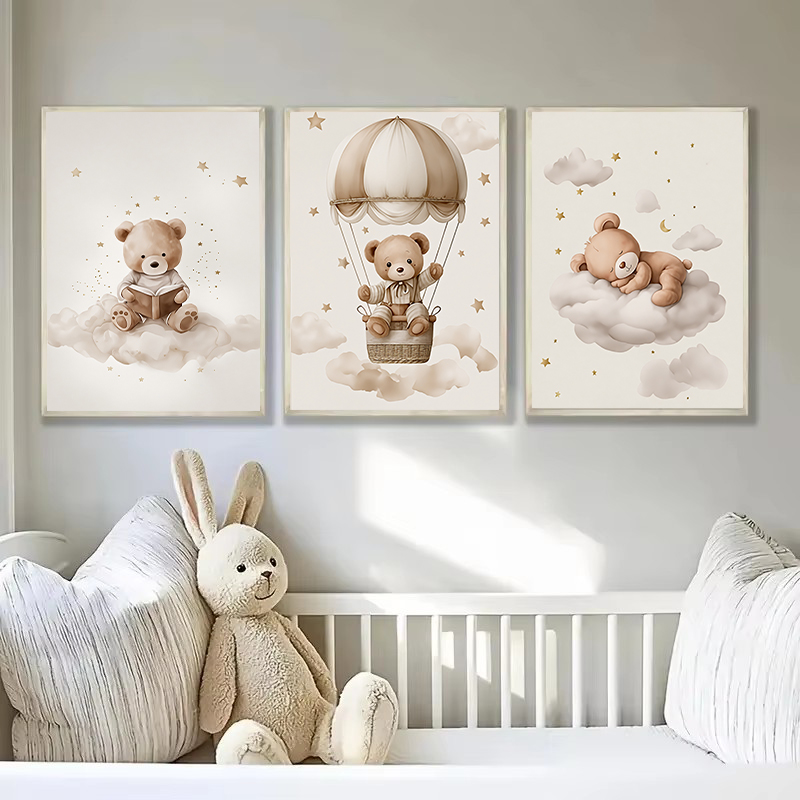 3pcs/set Bohemian Teddy Bear A - Photography Image review and price